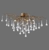 Lampa sufitowa ICICLE 8090-11 Paul Neuhaus | Złoty Plafon Kryształowy G9 Zuma line